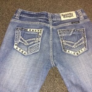 Rock and Roll cow girl jeans
